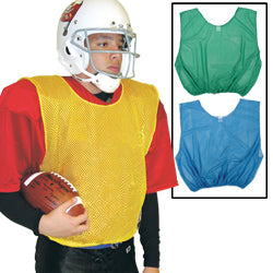 Pro Down Heavy-Duty Football Scrimmage Vest Black