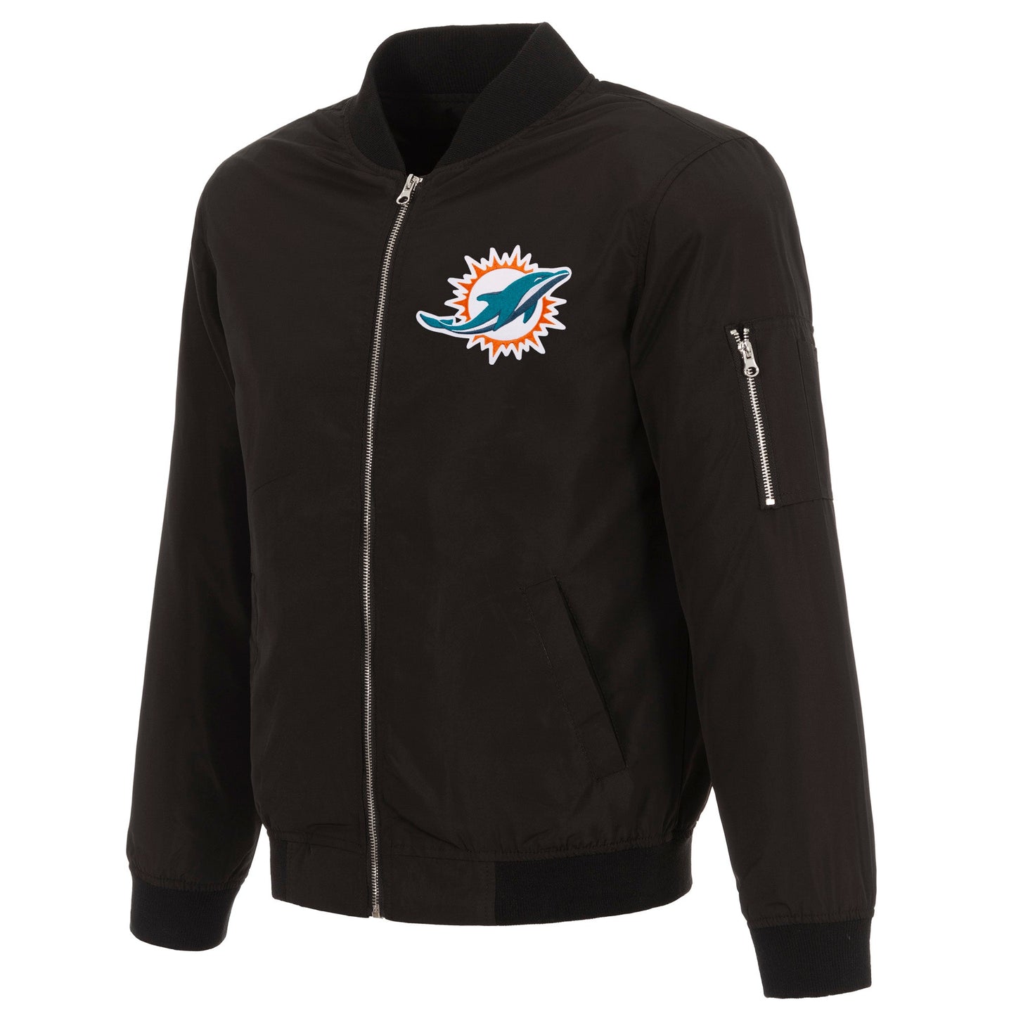 Miami Dolphins Nylon Bomber Jacket