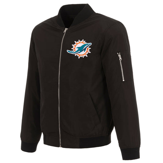 Miami Dolphins Nylon Bomber Jacket