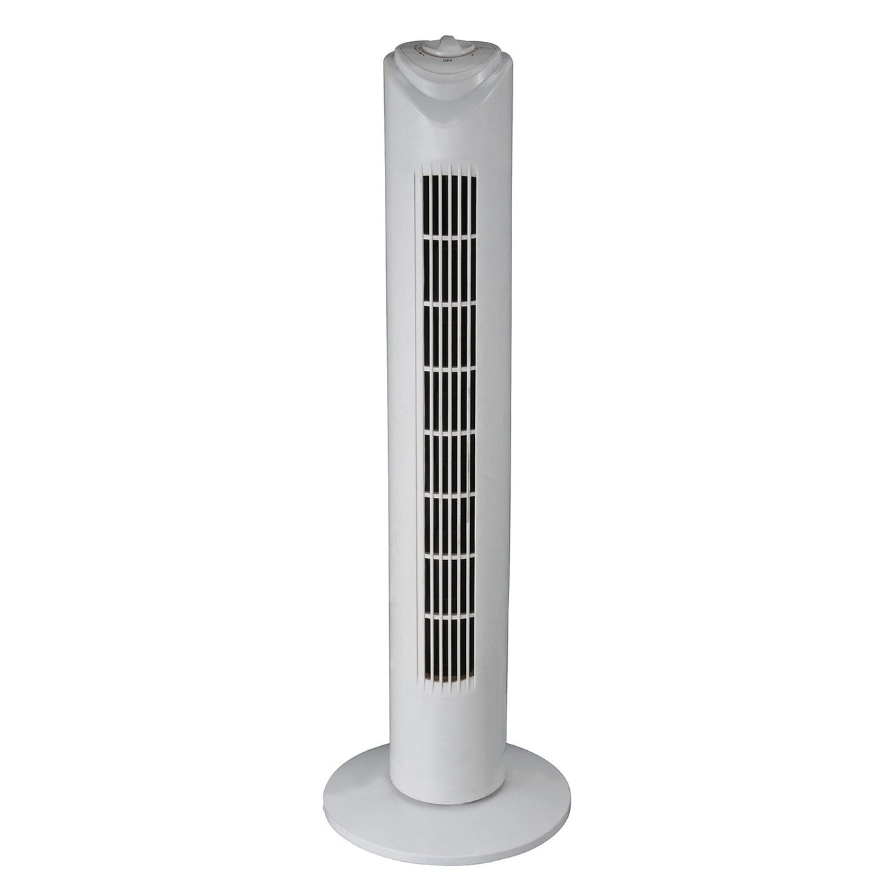 Optimus 32 in. Oscillating Tower Fan in White-0