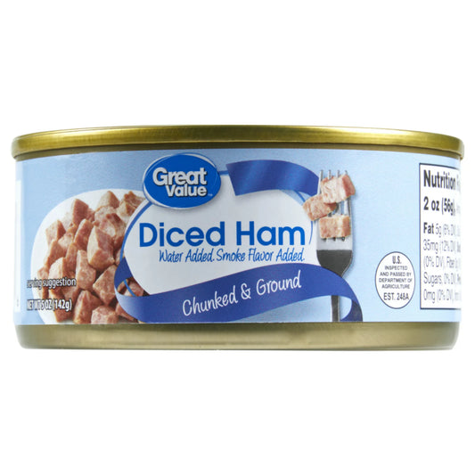 Great Value Diced Ham 5oz