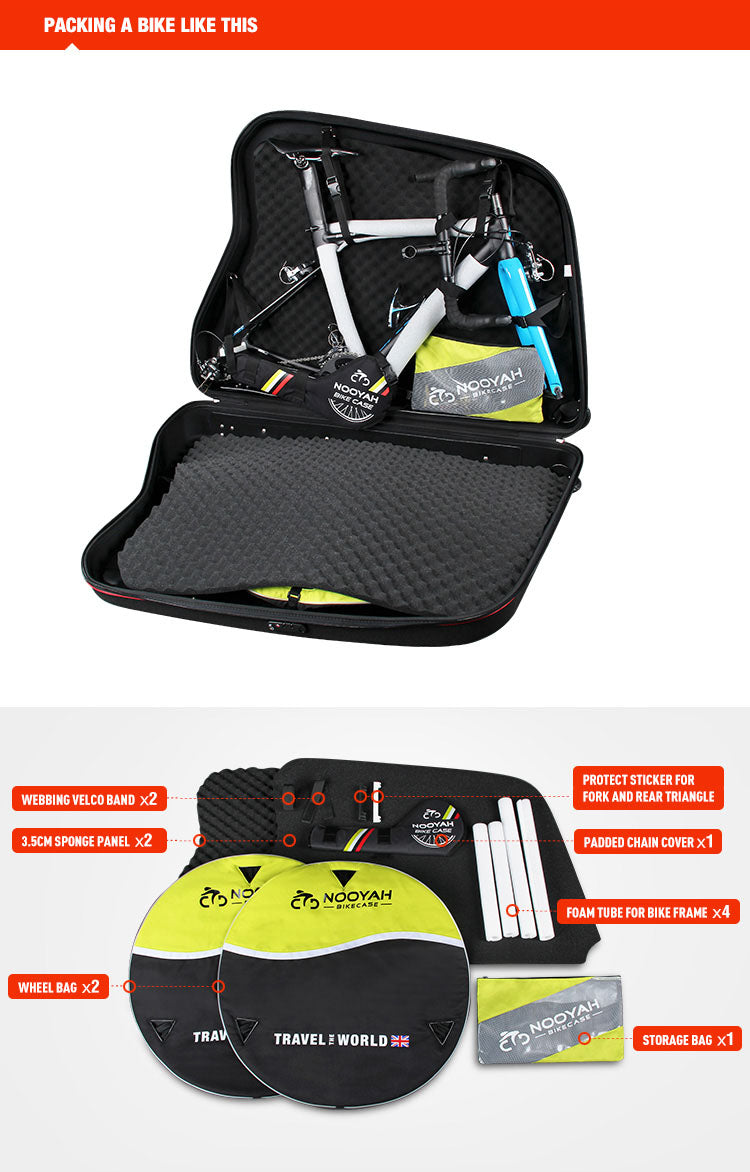 NOOYAH Bike Case BK002 – Ultimate Protection Zero Disassembly Total Freedom