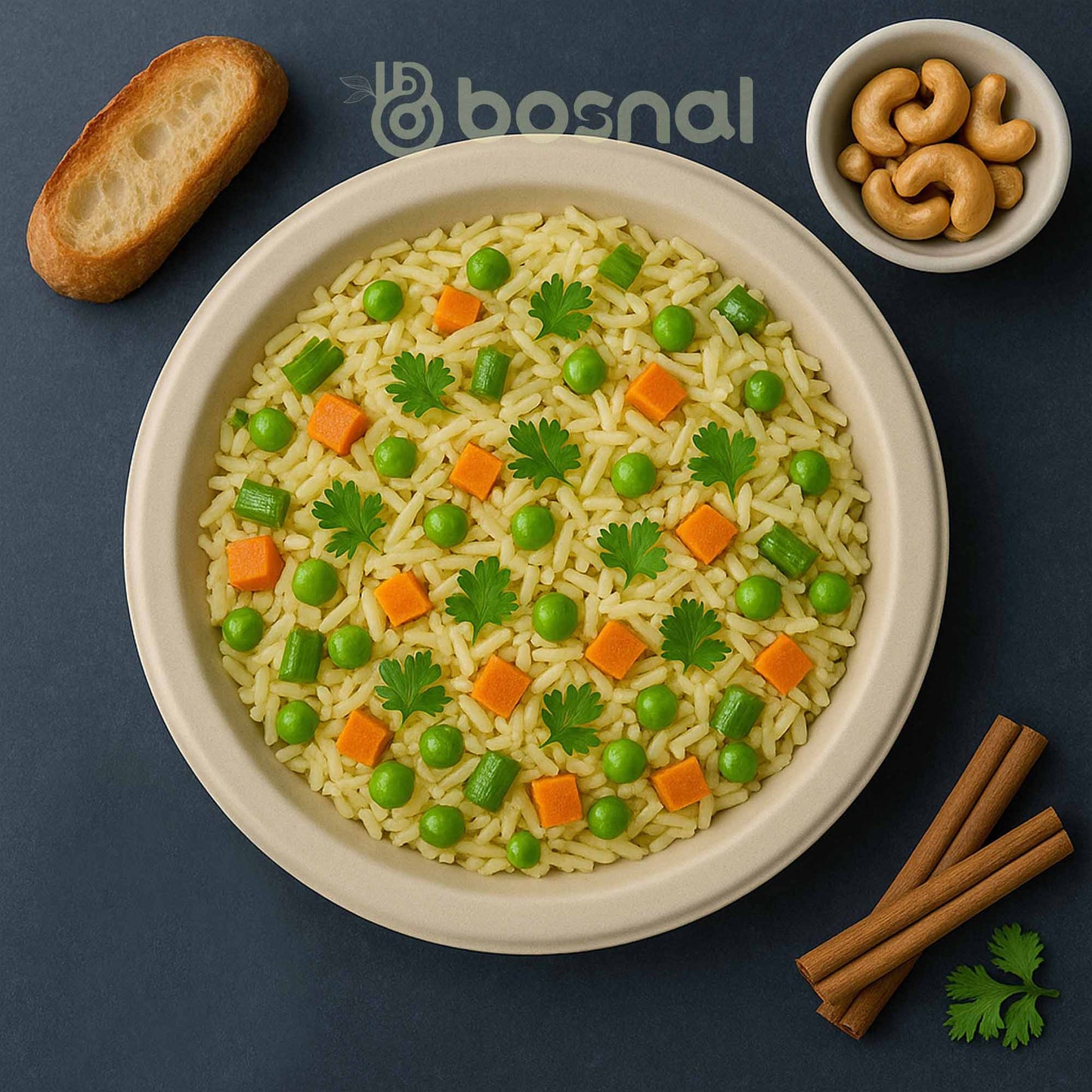 Bosnal – Sugarcane Bagasse Compostable 10 inch & 7 inch Round Plates, 10 inch Oval Plates, 16 Oz Bowls, 8 Oz Cups with Lids & Cutlery