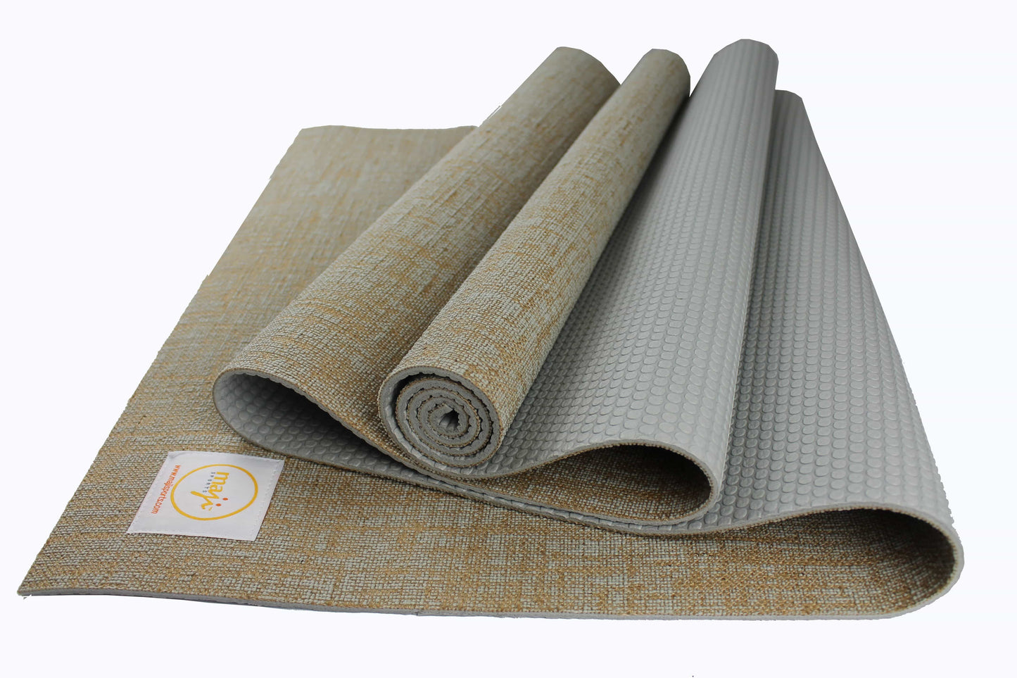 Jute Premium ECO Fitness, pilates, Yoga Mat + Foot Massager - 7.5 X 17.5 cm