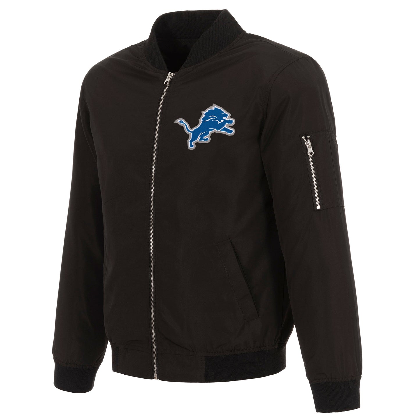 Detroit Lions Nylon Bomber Jacket