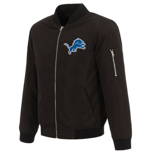 Detroit Lions Nylon Bomber Jacket