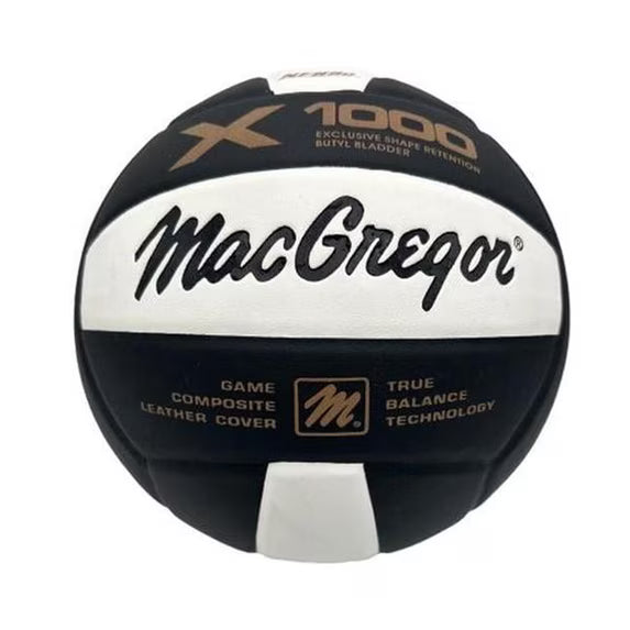 MacGregor®X1000 Indoor/Outdoor Volleyball - Black