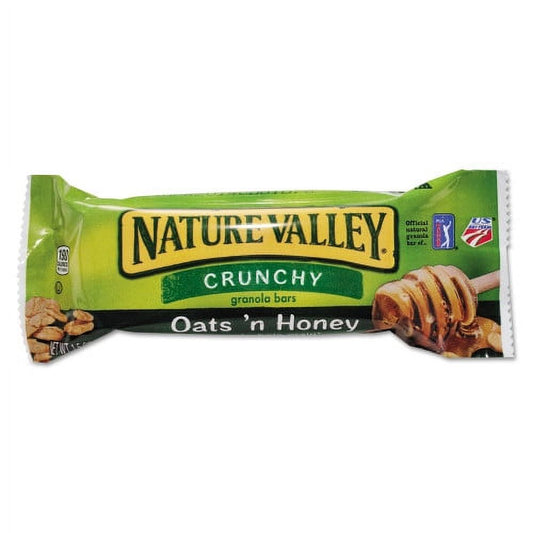 Granola Bars, Oats'n Honey Cereal, 1.5 oz Bar, 18/Box