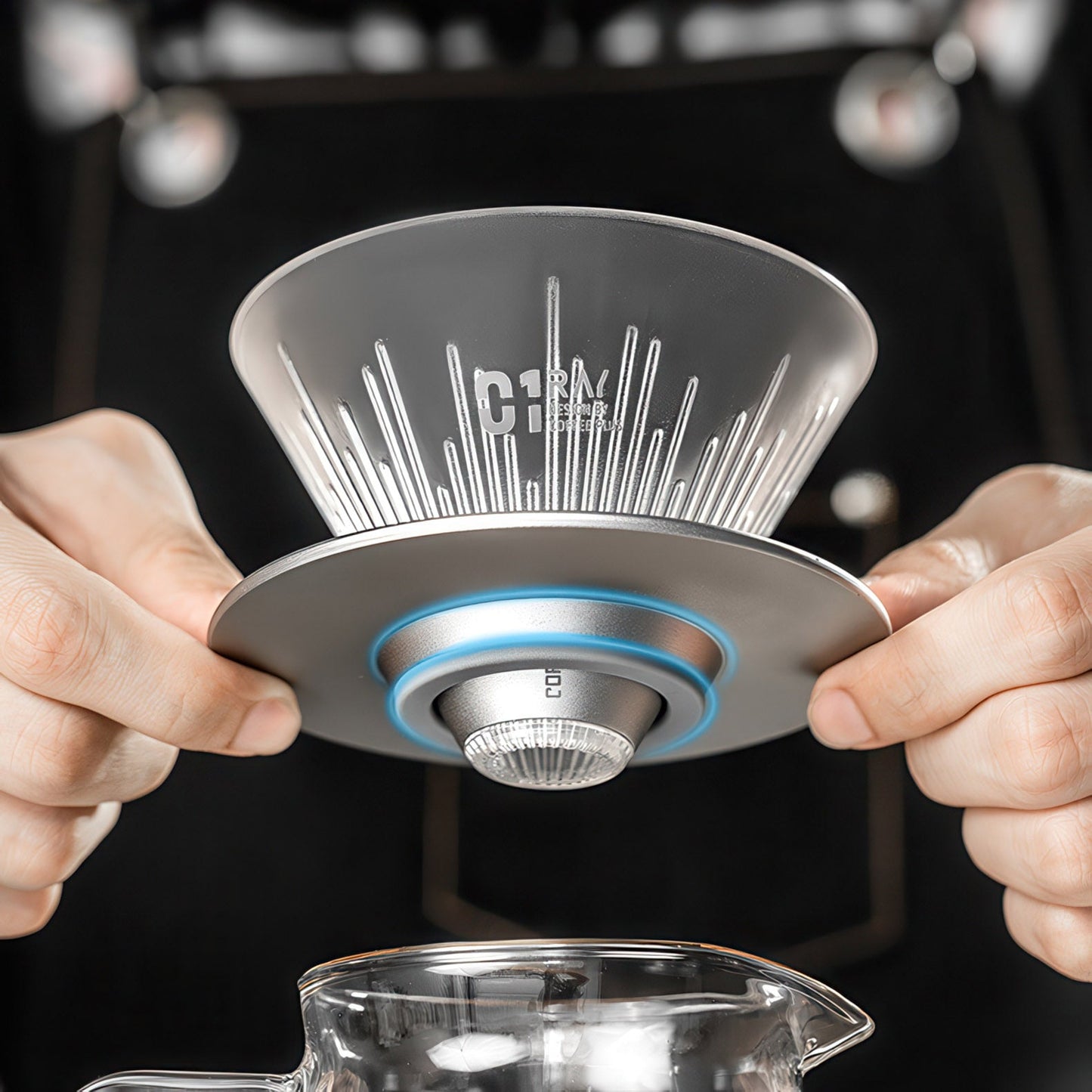 Ray Star Shadow V60 Style Pour Over Coffee Dripper