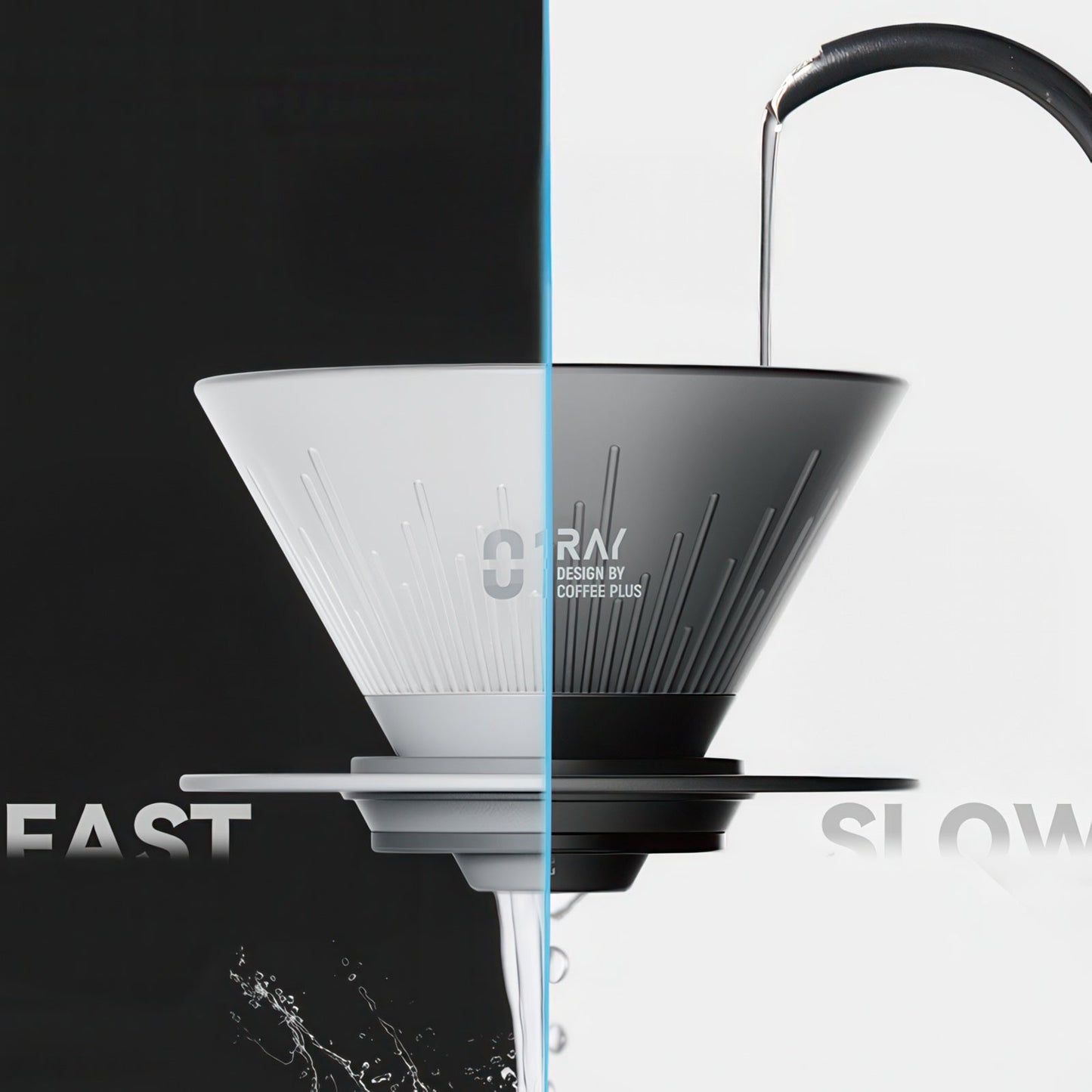 Ray Star Shadow V60 Style Pour Over Coffee Dripper