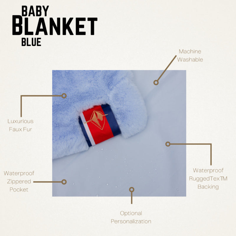 Luxury Faux Fur Baby Blanket | Pretty Rugged