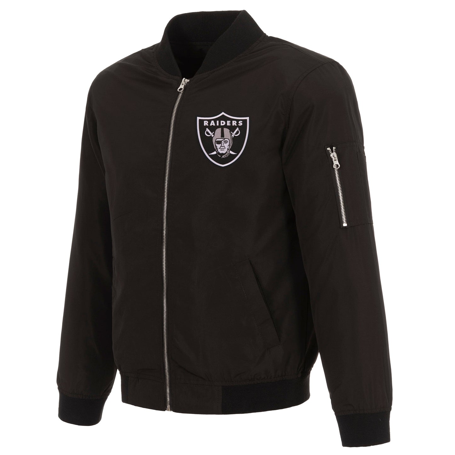 Las Vegas Raiders Nylon Bomber Jacket