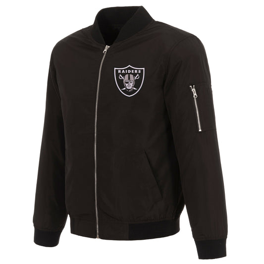 Las Vegas Raiders Nylon Bomber Jacket