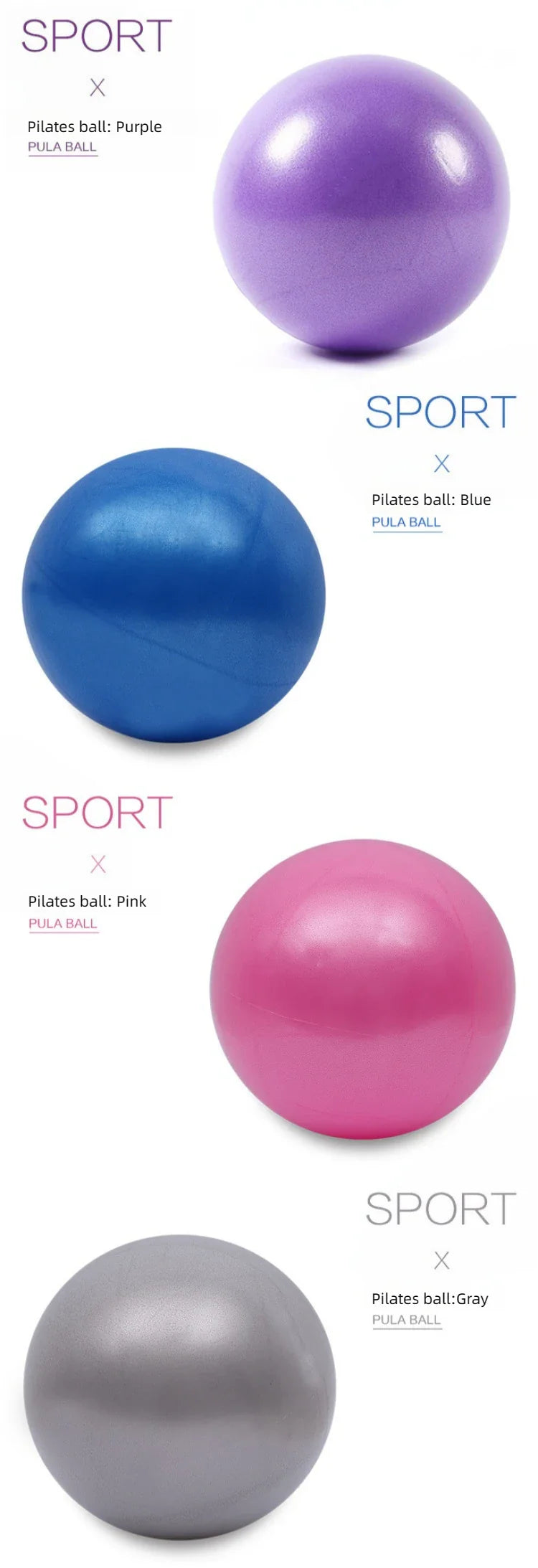 25CM New Yoga Pilates Ball Exercise Gymnastic Training Mini Balls