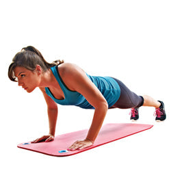 BSN Sports Hanging Workout Mat - 48\"x20.5\"x3/8\" - Red