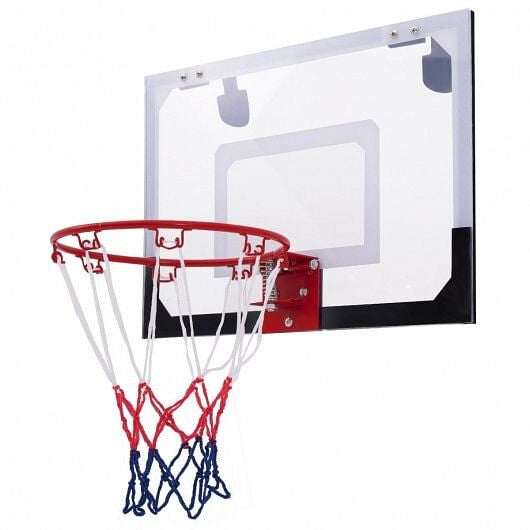 Over-The-Door Mini Basketball Hoop Includes Basketball and 2 Nets..