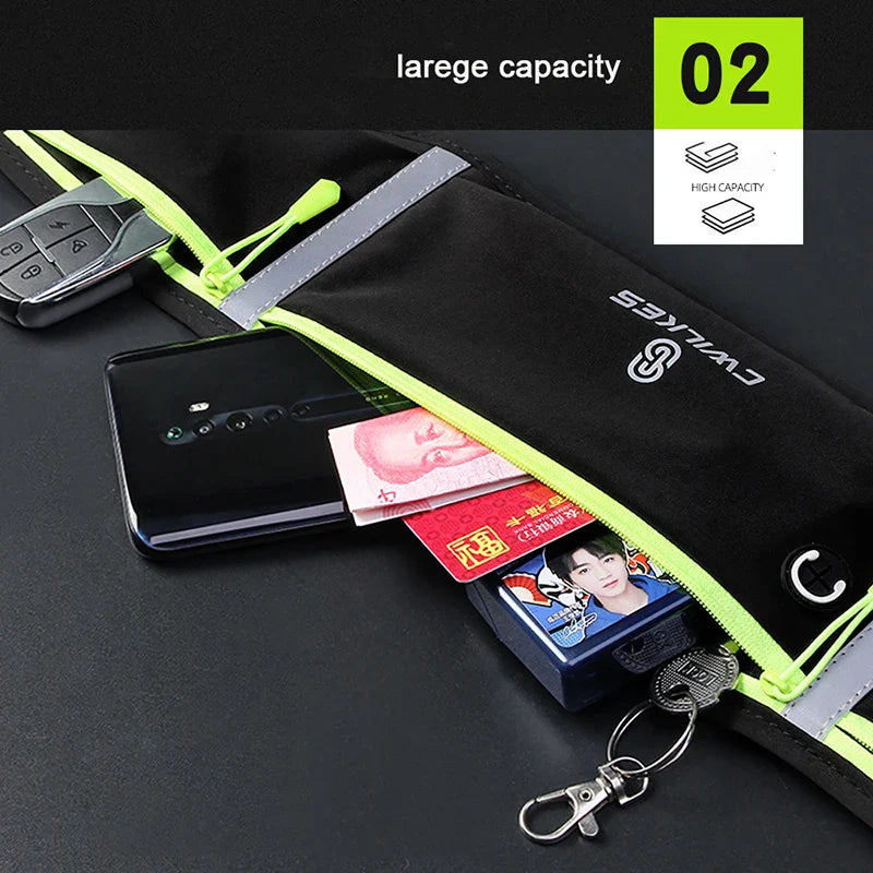 NNEOBA Sports Fanny Pack - Waterproof Waist Running Bag