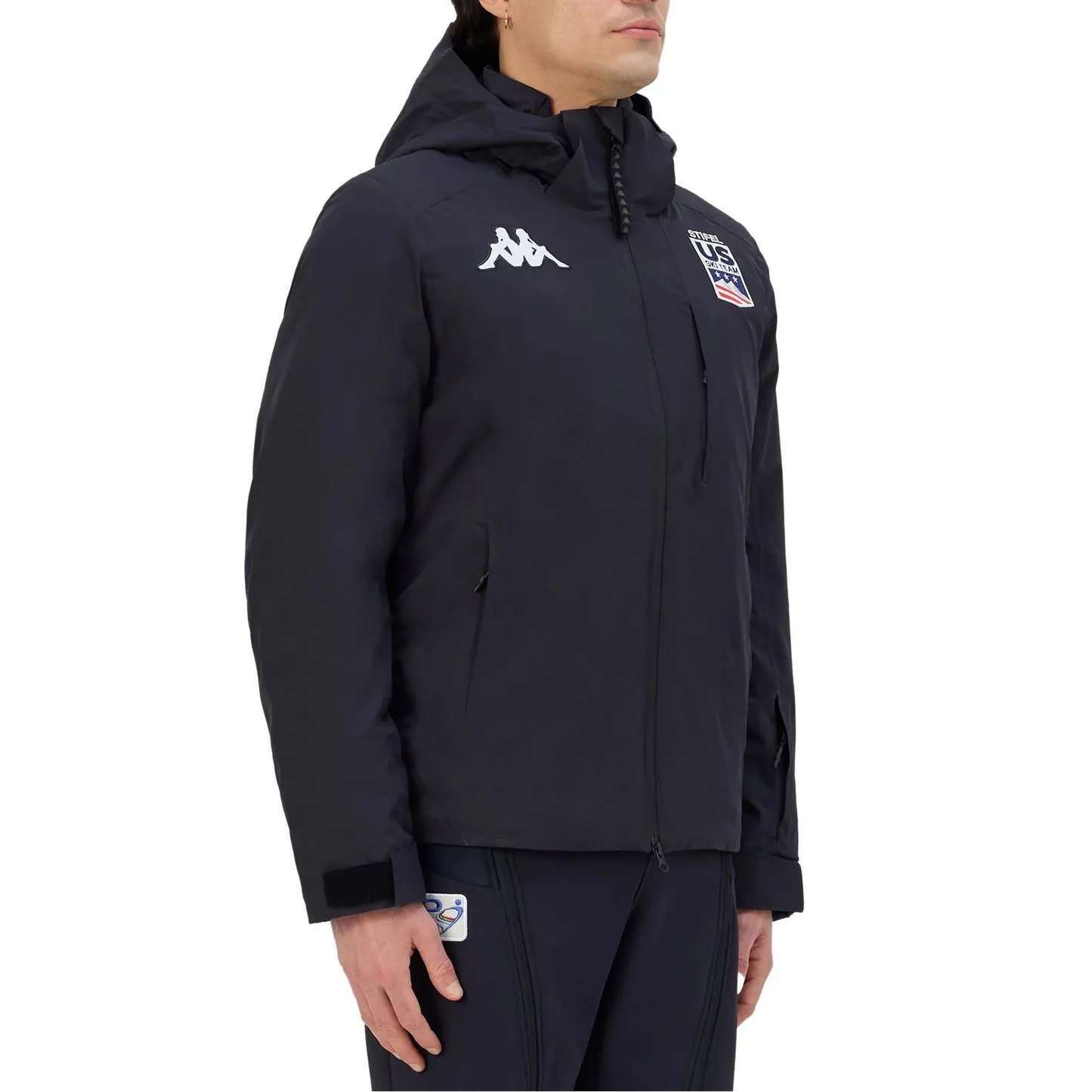 US Ski Team official waterproof padded jacket Winter Olympics 2026 Navy - Kappa