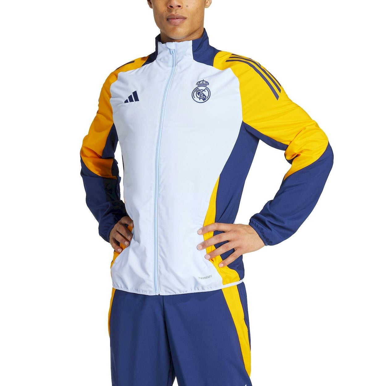 Real Madrid presentation soccer tracksuit 2024/25 - Adidas