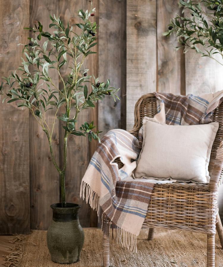 Faux Olive Tree In Pot
