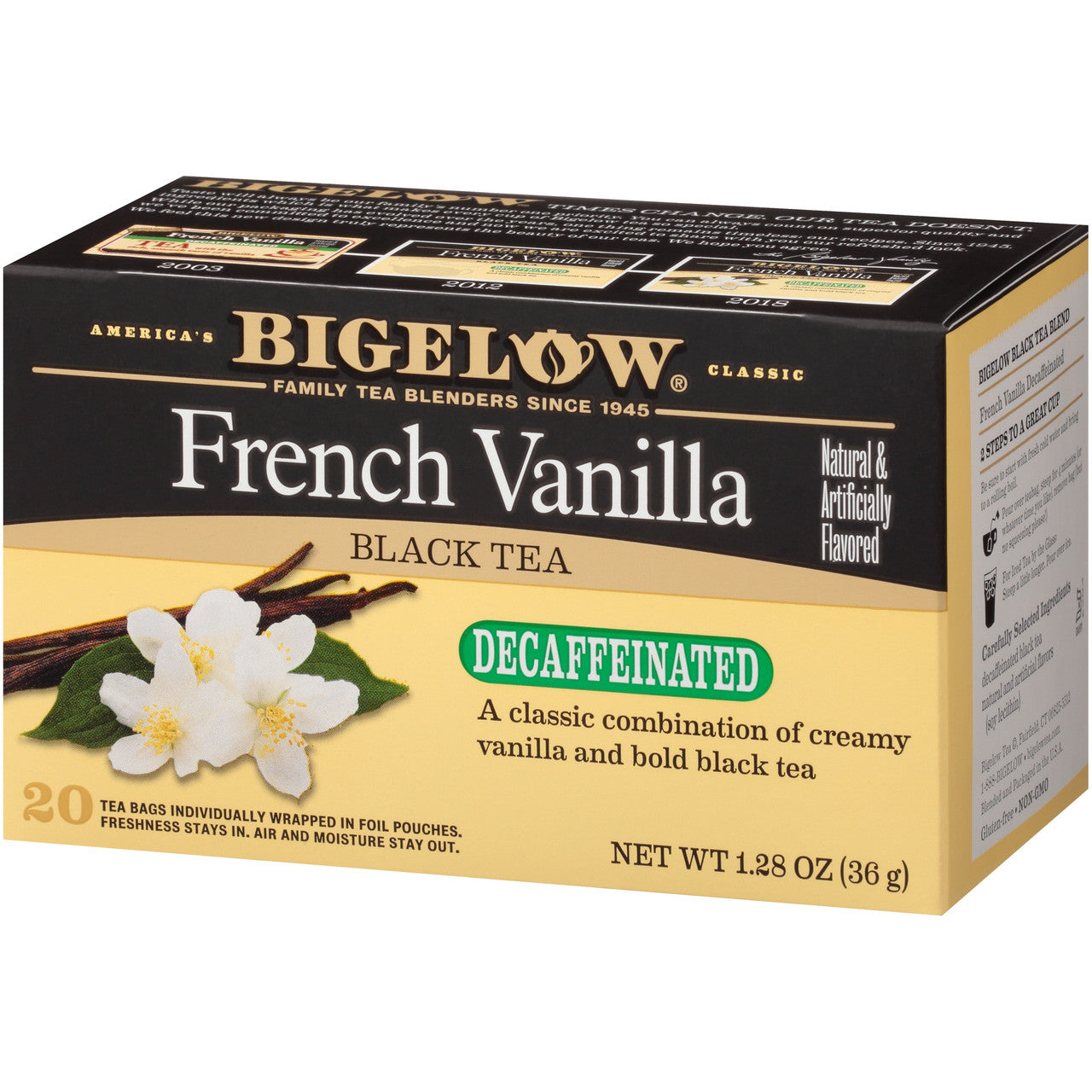 Bigelow Decaffeinated French Vanilla Tea (6x20 Bag )
