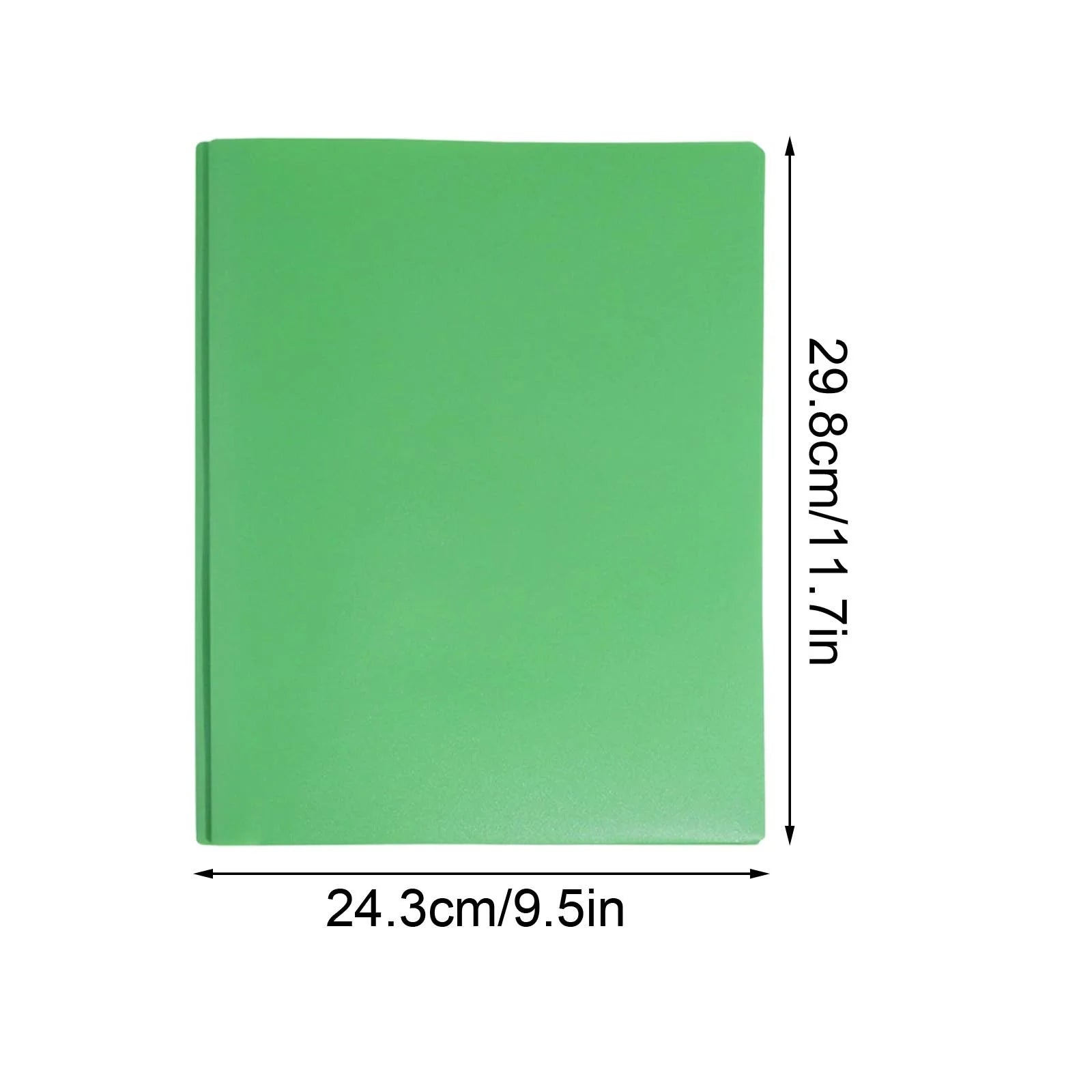 3 Hole Punched, Pocket Folders with Holes, Plastic Folders for 3 Ring Binder, Binder Folders for Sch-Ool, Office