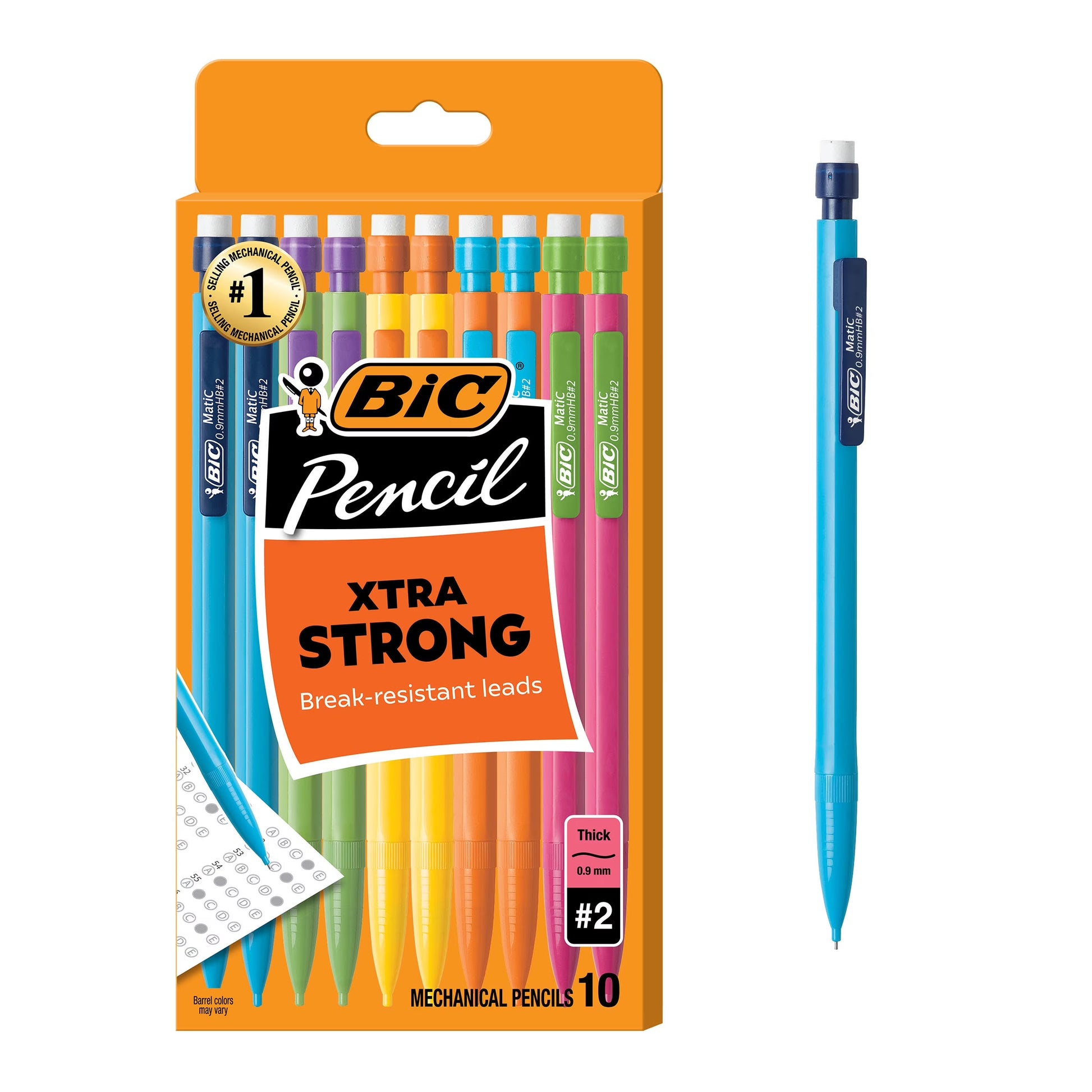 Xtra Strong Mechanical Pencil, 0.9 Mm, 10 Count