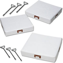 MacGregor®Heavy Duty Vinyl Bases - Official 15\\\"x15\\\" (Set of 3)