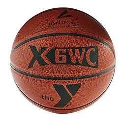 BSN SPORTS YMCA Indoor/Outdoor Basketball - Official Size 29.5 in.