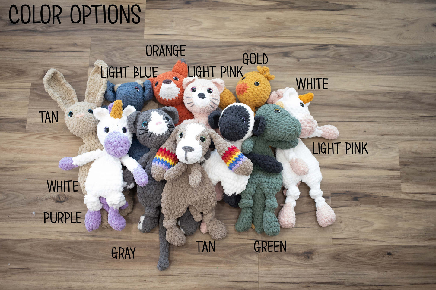 Fox Lovey, Crochet Stuffed Animal, Amigurumi Fox Snuggler