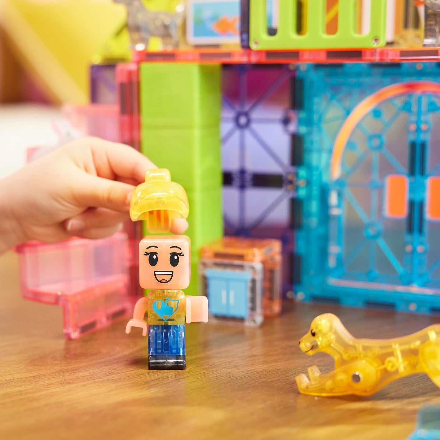 Pet Play house Magnetic Construction System 50 Pieces