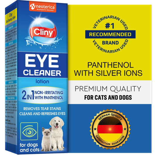 Cat Dog Eye Wash Drops Tear Stain Remover Cleaner Eye Infection Treatment Helps Prevent Pink Eye Relief Allergies Symptoms Runny Dry Eyes Safe for Small Animals