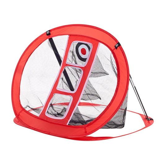 VEVOR Golf Chipping Net, Pop Up Golf Practice Net, Portable Indoor Outdoor Home Golf Hitting Aid Net with Target and Carry Bag, for Backyard Driving Training Swing, Gift for Men, Golf Lover, Red