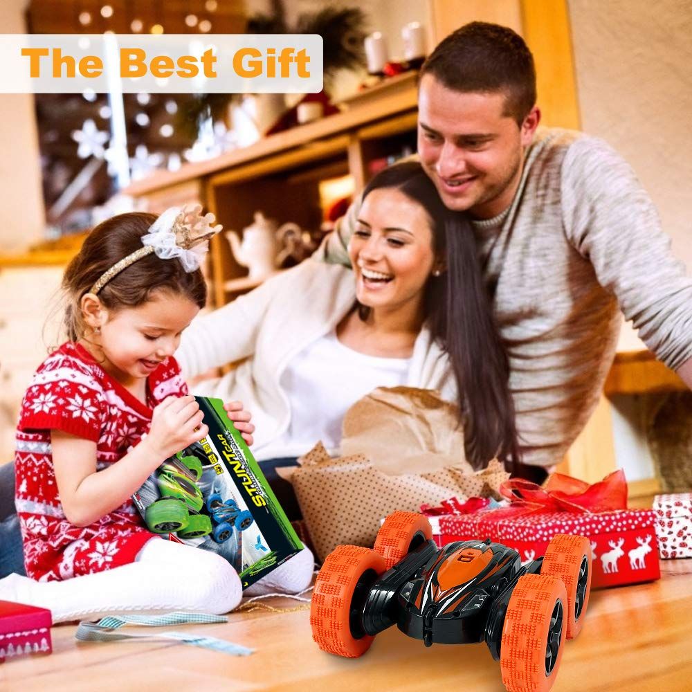 Rc Stunt Cars: Double Sided 360°Flip Rotating 4WD Race Car Toy For Outdoor & Indoor Birthday Gift