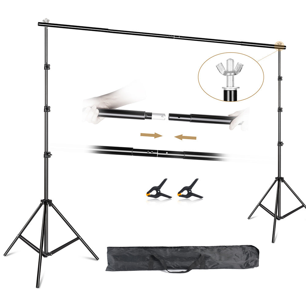 2x3M Photography Studio Background Backdrop Support Stand Adjustable Support System Kit with Carrying Bag