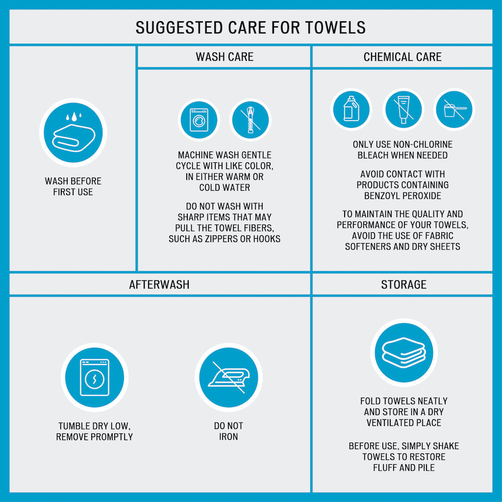 Super Soft Cotton Quick Dry Bath Towel 6 Piece Set