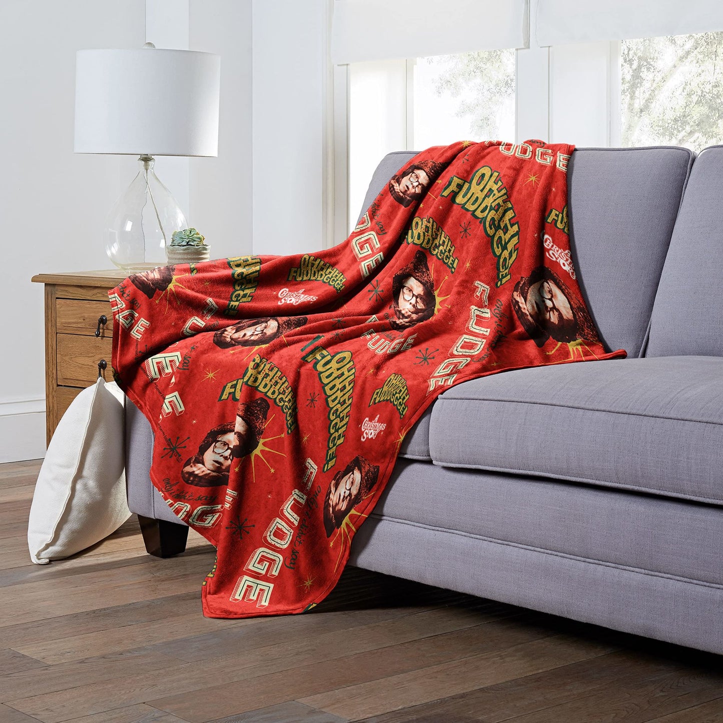 A Christmas Story Silk Touch Throw Blanket, 50" x 60", Oh Fudge