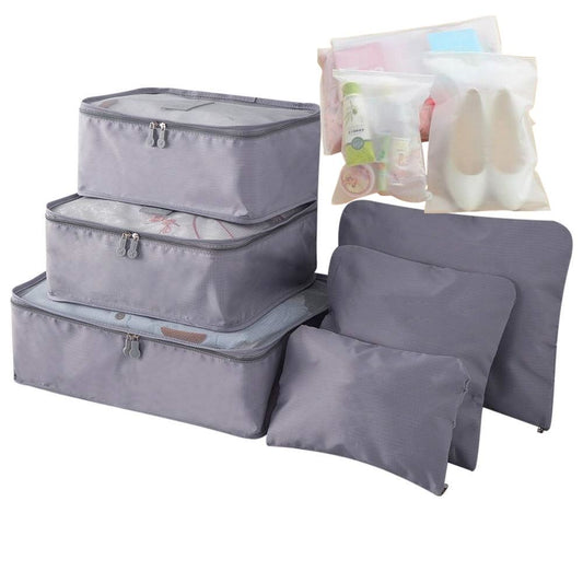 9 pcs/set Clothing storage bag, travel luggage storage bag, clothing packaging box, a good helper for home and travel organization