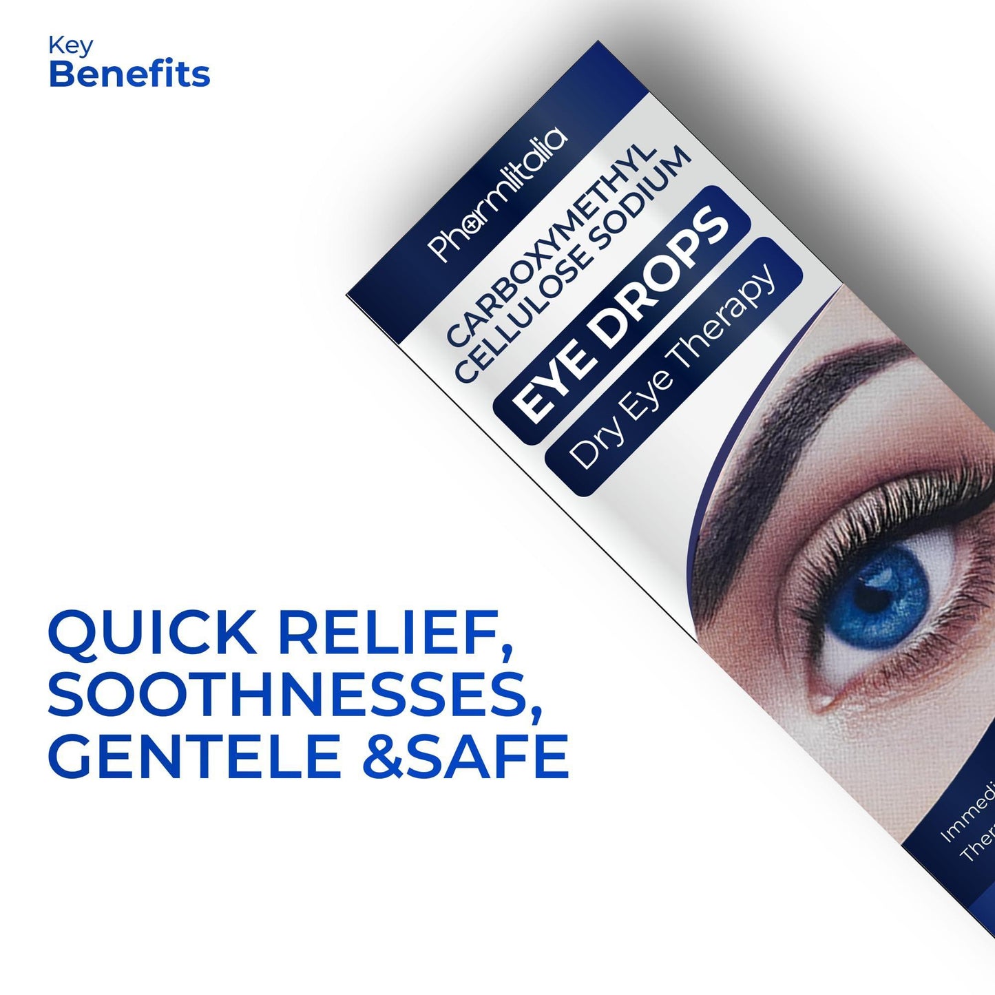 Eye Drops for Dry Eyes Gentle Therapy for Irritated Dry Itchy Sensitive Eyes Redness Relief Moisturizing Eye Drops Preservative Free Lubricating Eye Drops for Red Eyes