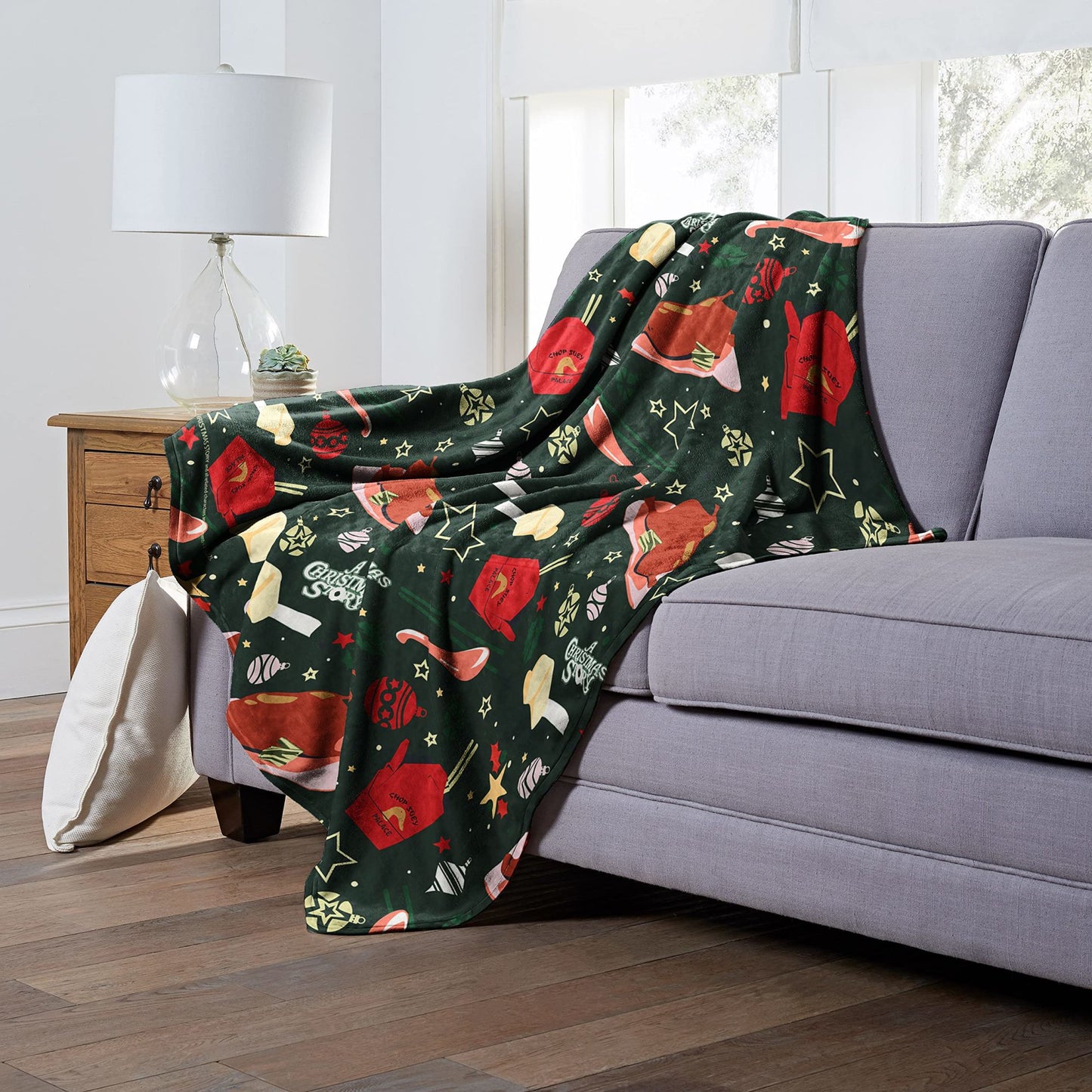 A Christmas Story Silk Touch Throw Blanket, 50" x 60", Duck Dinner