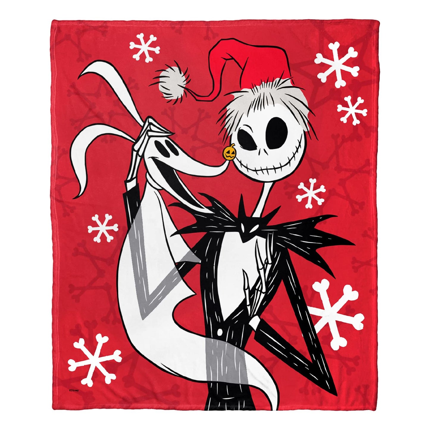 Disney / Nightmare Before Christmas, Merry Madness, Silk Touch Throw Blanket, 50"x60"