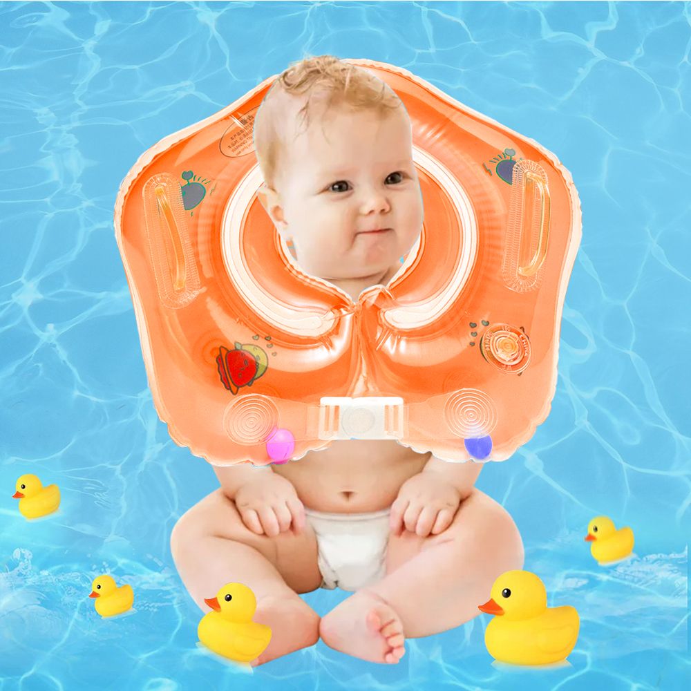 Infant Baby Neck Floats for Bathtub, Designed for Babies 2+ Months (6 - 24lbs)