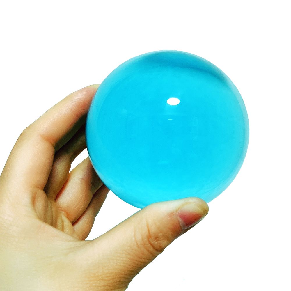 80mm Clear Acrylic Contact Juggling Ball for Beginners & single ball tricks - 3.15"