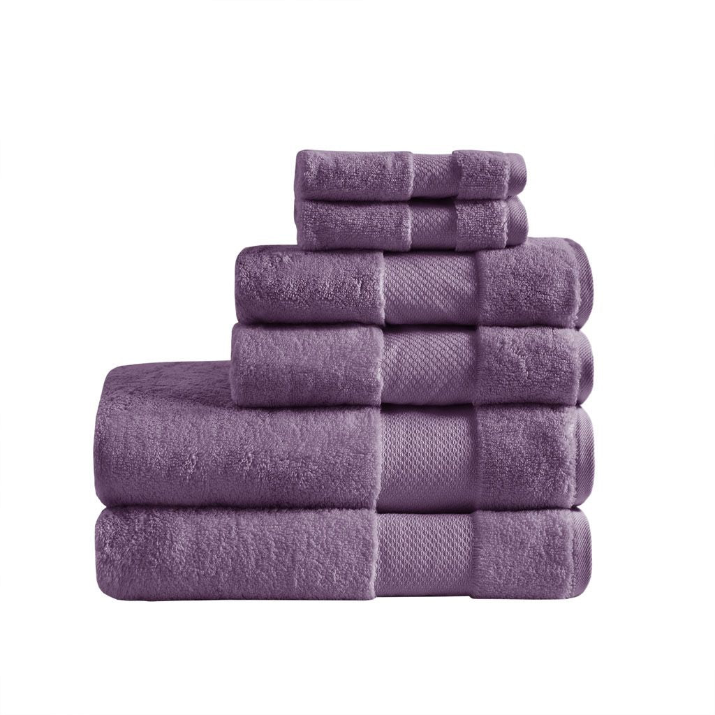 Cotton 6 Piece Bath Towel Set