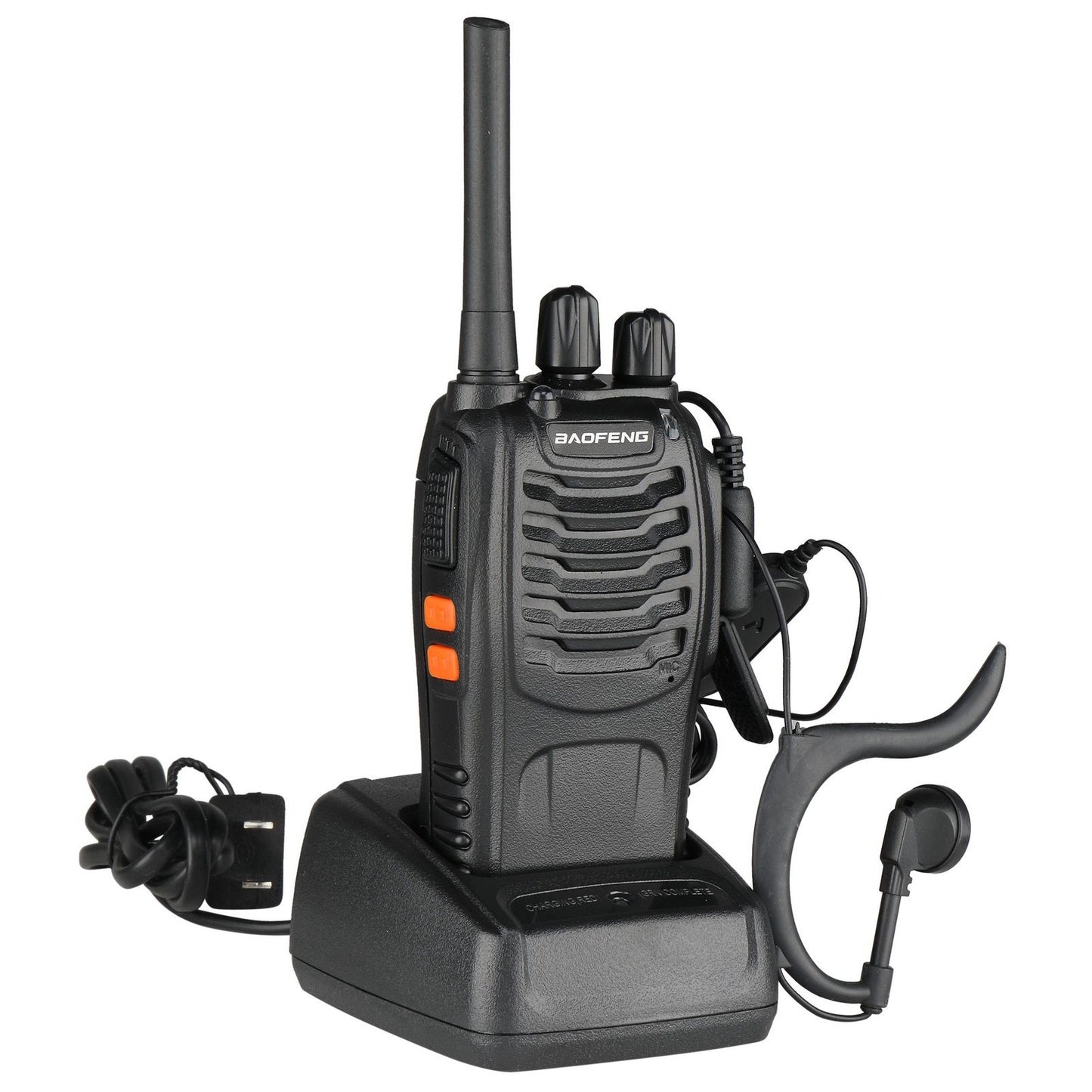 Baofeng BF-88A 5W FRS Frequency Handheld Walkie Talkie Black (2pcs/Pair)