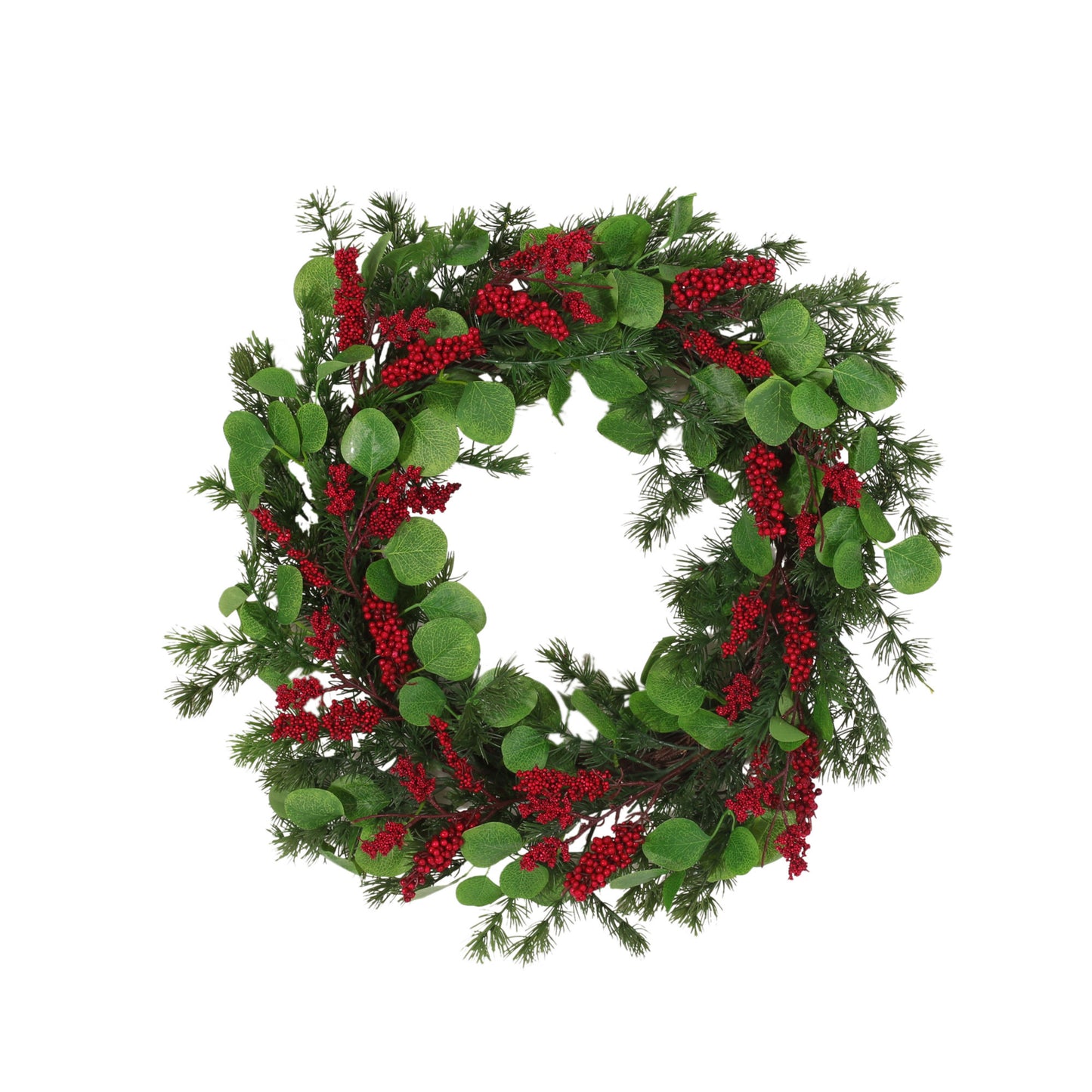 25.5" LEAVES/BERRY Wreath