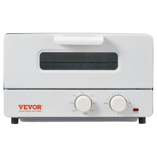 VEVOR Steam Oven Toaster, 12L Countertop Convection Oven, 1300W 5 In 1 Steam Toaster Oven, 7 Cooking Modes Air Fryer Convection Oven Combo with Baking Grill, Ash Tray for Sandwich, Bread, Pizza