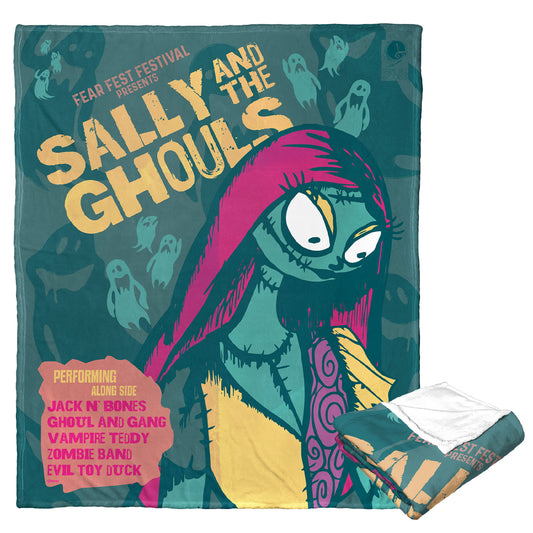 Disney / Nightmare Before Christmas, Ghoulish Sally, Silk Touch Throw Blanket, 50"x60"