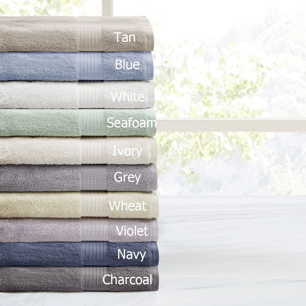 6 Piece Organic Cotton Towel Set