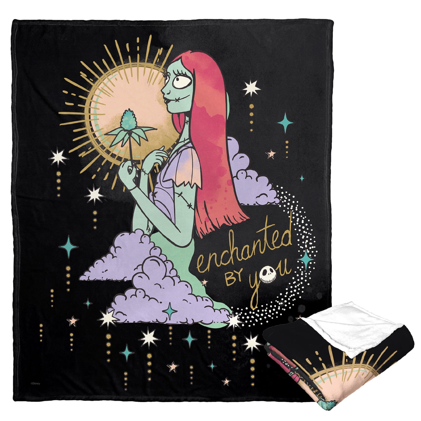 Disney / Nightmare Before Christmas, Nightmare Enchantment, Silk Touch Throw Blanket, 50"x60"